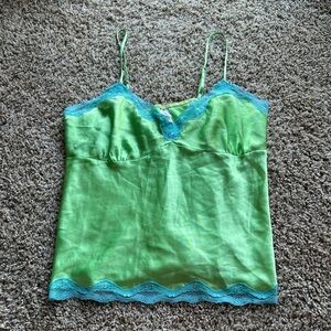 Y2K satin fairy babydoll cami